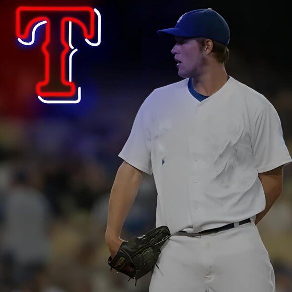 TEXAS RANGERS NEON LED SIGN - Picture 3 of 5